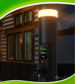 Colonna Smartcharge 22 kW Tipo 2 + Luce Led con cr