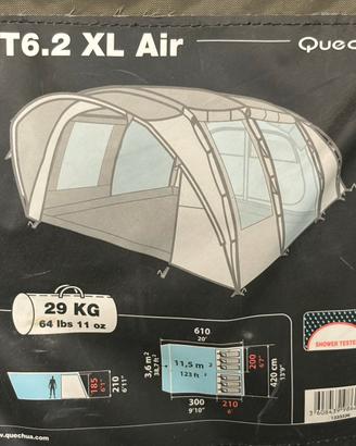 Tenda 6 posti con veranda