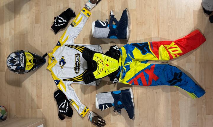 Abbigliamento completo bambino motocross