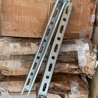 Staffe MEFA zincate 52 cm per tubazioni e impianti