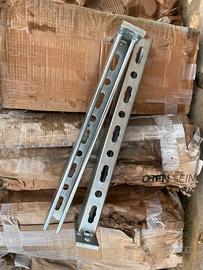 Staffe MEFA zincate 52 cm per tubazioni e impianti