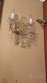 Lampadario + due applick in Swarovski