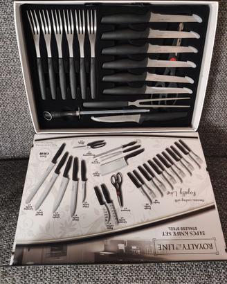 Set di coltelli Royalty Line in acciaio inox(24pz)