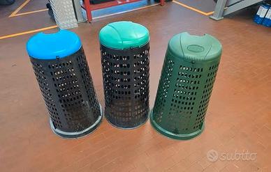 Bidone immondizia porta sacco trespolo