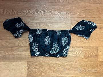 Crop Top Please nero