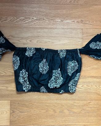 Crop Top Please nero