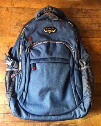 Zainetto Bag's Studio  42x32x25 cm blue-jeans