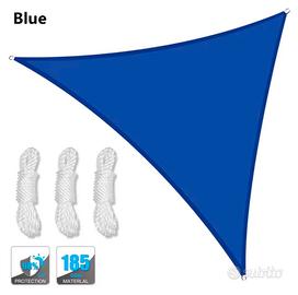 Tenda a vela blu 
