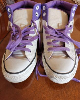 Converse donna con risvolto