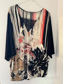 Casacca blusa donna manica a 3/4