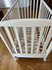 Lettino e cassettiera-bagnetto-fasciatoio