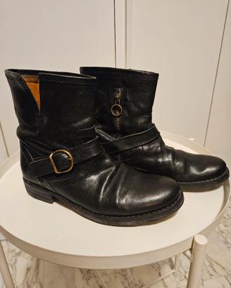 Stivaletti  Fiorentini& Baker in pelle nera tg 40