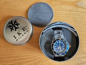 Orologio IKE policarbonato (40mm) - colore blu oro