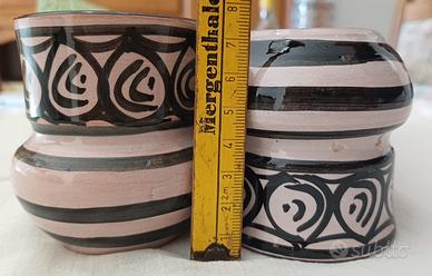 Set Tazze in cotto -Artigianato Farci Sardegna