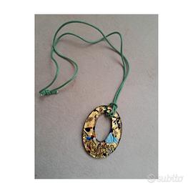 Collana in vetro di Murano vintage