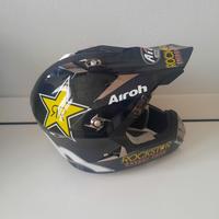 Casco airoh  replica rockstar con maschera scott