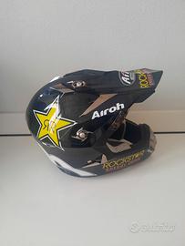 Casco airoh  replica rockstar con maschera scott