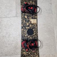 Snowboard Burton Clash 160 completa attacchi Nitro