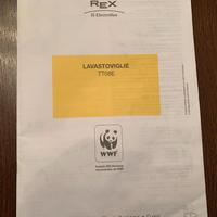 Manuale Uso manutenzione lavastoviglie Rex TT08E