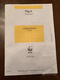 Manuale Uso manutenzione lavastoviglie Rex TT08E