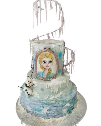 torta finta scenografica