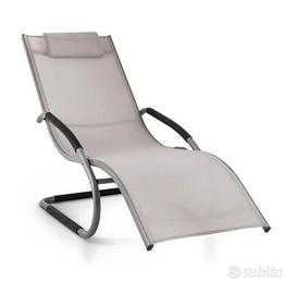 Lettino a dondolo da esterno