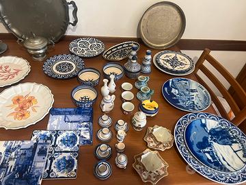 Lotto piatti ceramiche vintage