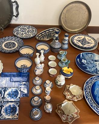 Lotto piatti ceramiche vintage