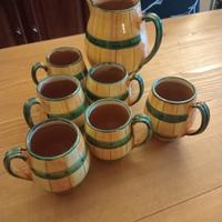 boccali bicchieri caraffa birra vino