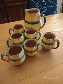 boccali bicchieri caraffa birra vino