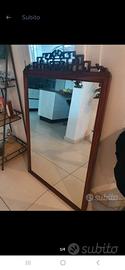 Specchio in vero legno 