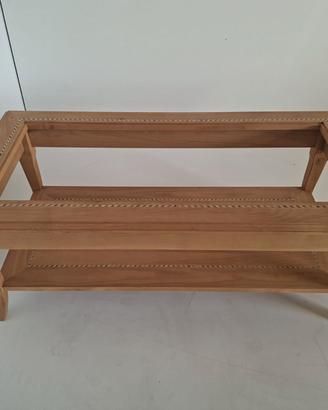 Tavolino rettangolare da salotto in legno