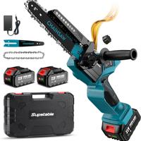 Supstable Mini Motosega a Batteria 8/6 Pollici