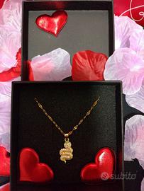 ✨🐍Collana serpente in acciaio inox gold✨🐍