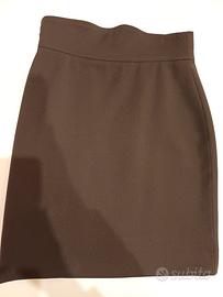 gonna SportMax marrone taglia 42 originale 