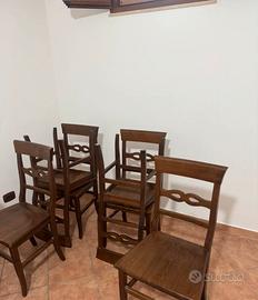 Sedie legno massello