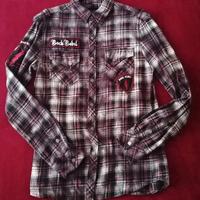 Camicia rock metal punk EMP a quadri