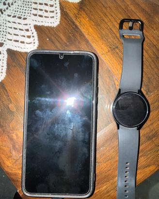 Samsung s22 plus e orologio smart watch 4