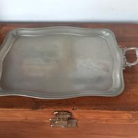 vassoio vecchio in alpacca bendorf