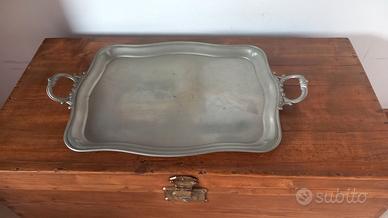 vassoio vecchio in alpacca bendorf