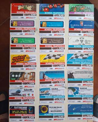 Lotto 21 schede telefoniche Telecom Italia NUOVE