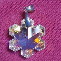 Ciondolo fiocco di neve Swarovski