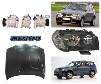 Bmw X3 E83 cofano paraurti fanale radiatore freni