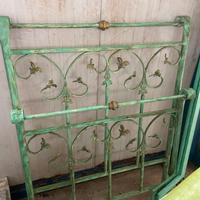 Letto in ferro battuto artigianale