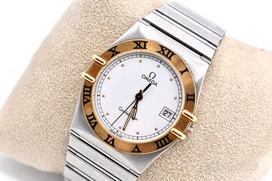 omega constellation orologio acciaio e oro