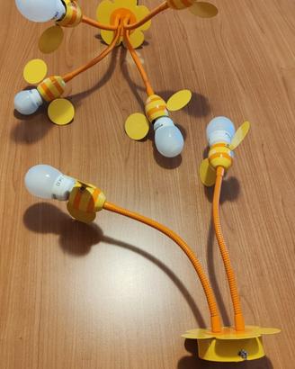 Lampade da muro cameretta bambini.