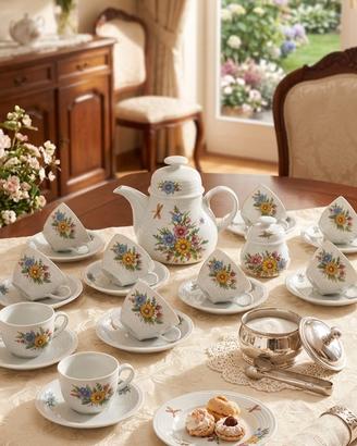 Servizio da Té in porcellana  Bavaria per 12 