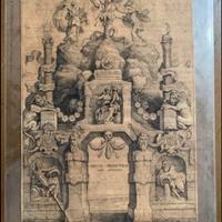 Incisione raffigurante “Arco della Zecca”