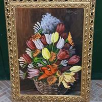 quadro fiori vintage 