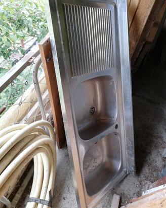 Lavandino cucina acciaio